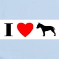 thumbnail image 2 of CafePress - I Heart Bull Terrier - Baby Light Bodysuit, Size Newborn - 24 Months, 2 of 4