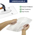 thumbnail image 4 of Universal American License Plate Frame Set - 2 Transparent PC Protectors (12.2x6.3 Inch) with 8 Nuts, Buckles, Nut Caps, Gaskets, Screws, Foam Pads & 4 Valve Caps - All-in-One Boxed Auto Accessory, 4 of 7