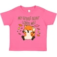 thumbnail image 3 of Inktastic My Great Aunt Loves Me- Cute Baby Fox Boys or Girls Toddler T-Shirt, 3 of 5