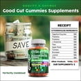 thumbnail image 6 of Clean Nutraceuticals Digestive Enzymes with Probiotics & Prebiotics for Digestive Health Gummies & L-Glutamine for Gut Health Bromelain Apple Pectin Inulin FOS Plant Based Vegan Gummy Vitamins, 6 of 9