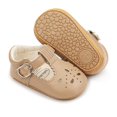 thumbnail image 5 of Otqutp Girls Wide Toe Box Sandals Closed Toe Hollow-out Anti-Collision Sandals Baby Summer Newborn First Walking Shoes, 5 of 9