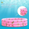 thumbnail image 4 of Garden round inflatable baby swimming pool, portable inflatable children's/children's small pump pool, children's play pool, indoor and outdoor children's water game center, suitable, 4 of 5