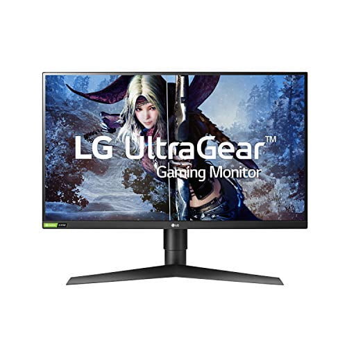 Lg 27gla B 27 Inch Ultragear Qhd Ips 1ms Nvidia G Sync Compatible Gaming Monitor Black Walmart Com