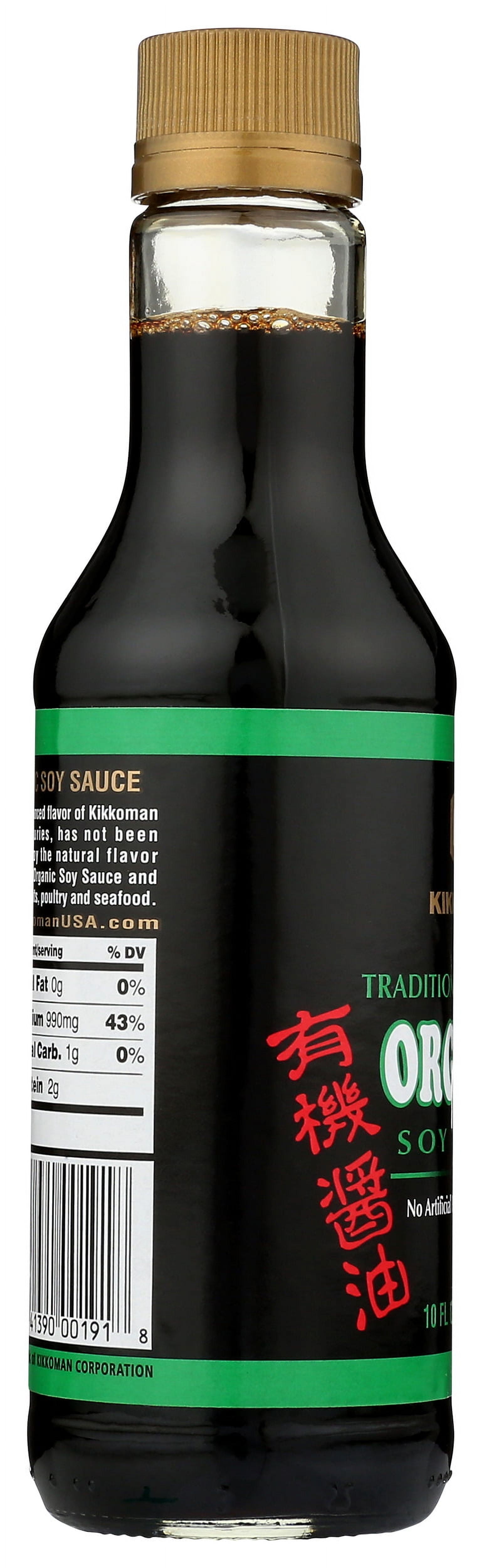 Pack of 6, Kikkoman Organic Soy Sauce, 10 fl oz