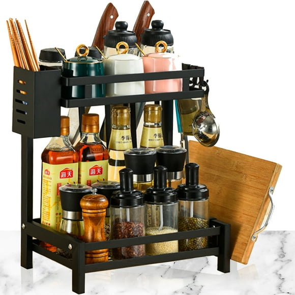 Rack Brandtrendy De Acero 2 Niveles Organizador De Utensilios De Cocina