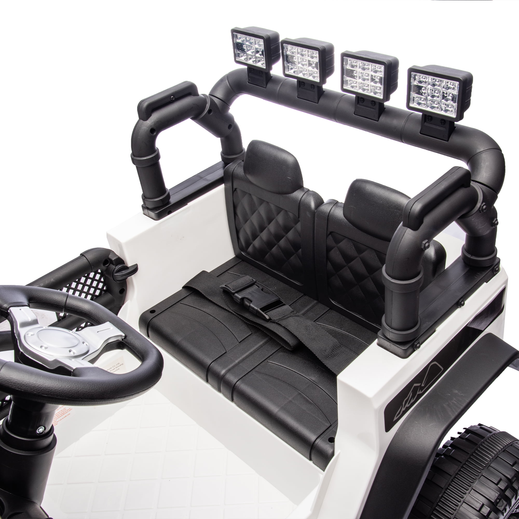 HappyToysWorldGulunbur 24V Electric Ride On Car for Kids, 400W High-Power Motor & 4-Wheel Suspension, Parents Can Drive with Remote or Kids Self Drive, Bluetooth, LED Dashboard, for Boys Girls 3+