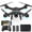 Black, variant on WF13 Drone with 1080P HD Camera for Kids, Optical Flow Hover, Upgraded Wefone Quadcopter, 2 Batteries, Black