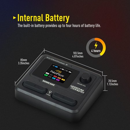 ソニケーキ Sonicake Pocket Master QME-10BK ブラック マルチエフェクター