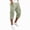 AW23_Light Green, variant on Resicozy Cargo Capri Pants for Men Below Knee with Pockets Lightweight Summer Baggy Drawstring Classic Capris Coffee S