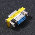 thumbnail image 1 of 2 uds DB9 adaptador hembra a hembra cambiador de género acoplador Serial RS232, 1 of 6