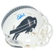 Keon Coleman Autographed Buffalo Bills 2024 Salute To Service Speed Mini Helmet Beckett