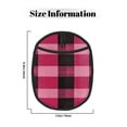 thumbnail image 2 of Multi-Functional Oven Silicone Pot Pad 7.5×9.4in Anti-Slip Heat-Insulating Pad Baking Gloves Heat-Resistant Cotton Layer 1 Pc Hotpink Buffalo Plaid Check Tartan Scotland_1, 2 of 7