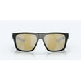thumbnail image 2 of Costa Del Mar Men's Lido Square Sunglasses, Black/Polarized Sunrise Silver Mirrored 580G, 57 mm, 2 of 6