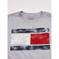 thumbnail image 2 of Camiseta Tommy Hilfiger para niños, manga corta, cuello redondo, 100% algodón, 2 of 5