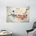 thumbnail image 1 of Abstract Tapestry, Grunge Textured Mix Collage with Murky Tone Effects Artistic Watercolor Design, Wall Hanging for Bedroom Living Room Dorm Decor, 60W X 40L Inches, Multicolor, by Ambesonne, 1 of 2