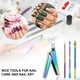 thumbnail image 5 of Tijeras de uñas para uñas, cortauñas acrílicos, cortauñas acrílicos, juego de tijeras de punta de uñas postizas, juego de manicura para salón de casa Adepaton BST2001847-4, 5 of 5