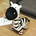thumbnail image 3 of Simulated Zebra Stuffed Animal,Soft Plush Throw Pillow Doll Decoration Doll Gift for Kids Boys Body Pillow 40cm/15.7inch, 3 of 4