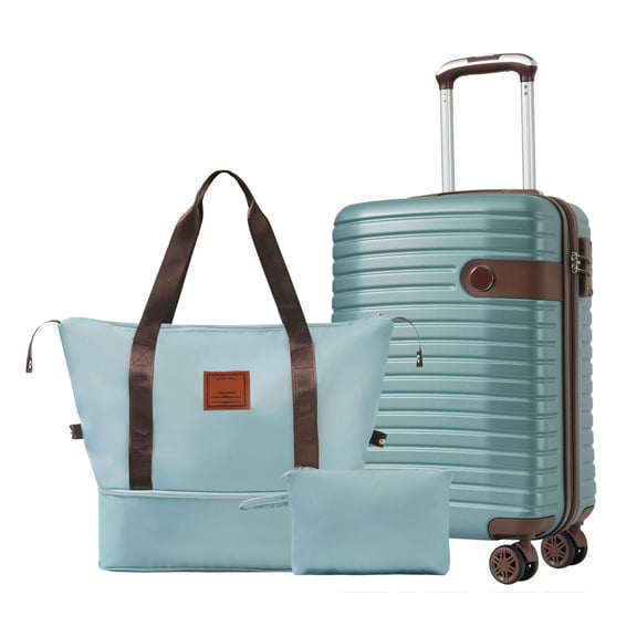 Luggage Sets 3 Piece Carry On Luggage 22x14x9, Hardshell Suitcases with Wheels