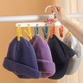 thumbnail image 3 of Naiovety Colgador de sombreros, gorra de béisbol, gorro, ropa, toalla, gancho de almacenamiento colgante, estante de Clip para guardarropa para Almacenamiento y organización del hogar Naranja, 3 of 6