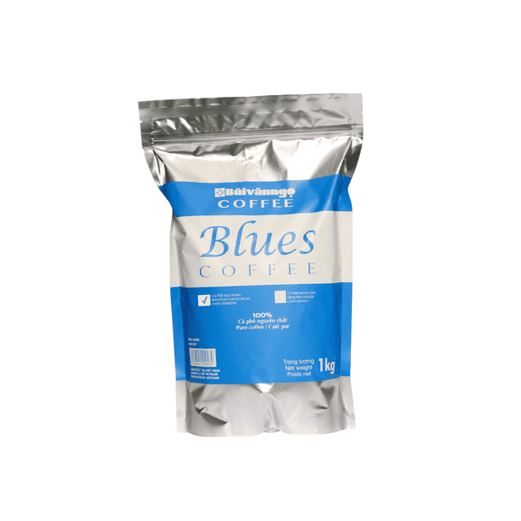 IBVN Blues Roasted Coffee Beans 2.2 lbs (1kg) | BUIVANNGO COFFEE | Vietnamese Coffee