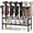 Black, variant on Shoe and Boot Rack Organizer, Tall Boots Rack for Closet, Cowboy Shoes Storage, 3 Tier Shoe Racks Organizer Holds 10 Pairs, Black