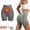 Gray, variant on Micro Vibration Massage & Ice Silk Ion Fiber Repair Shaping Shorts, High Waist Butt Lifting Shapewear