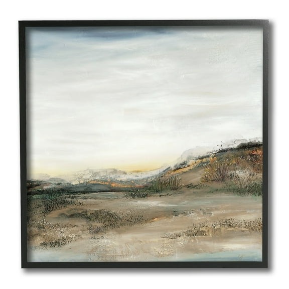 Stupell Industries Desert Landscape Abstraction Rustic Mountain Range,12 x 12,Designed by Ruth Fromstein