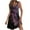 Black, variant on LYXSSBYX Summer Dresses for Women 2024 Women's Casual Sundress With Pockets Summer Boho Beach Dress Floral T-Shirts Dress V Neck Loose Tank Dresses
