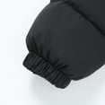 thumbnail image 4 of HILEELANG Kids Boy Girl BlackPuffer Jacket Coat Hood Mid Length Light Weight Warm Padded Winter Outwear Clothes 7-8 Years, 4 of 5