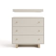 thumbnail image 4 of Storkcraft Texas 3 Drawer Chest with Removable Infant Changing Topper, Frosted Oat with Driftwood, 4 of 13
