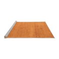 thumbnail image 2 of Ahgly Company Machine Washable Indoor Round Abstract Orange Modern Area Rugs, 7' Round, 2 of 4