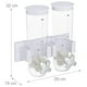thumbnail image 3 of Dispensador de Cereal Aquila Doble de Pared Blanco BC1044, 3 of 8