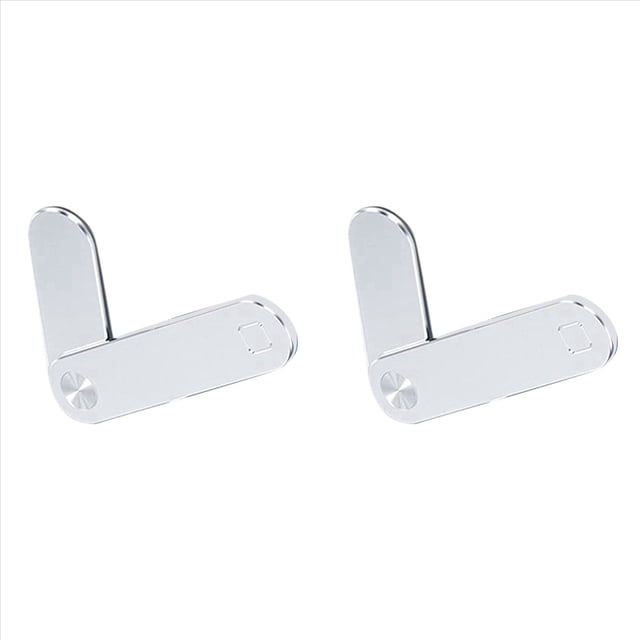 2X Soporte MagnéTico de TeléFono PortáTil, Soporte Ajustable de TeléFono MóVil para Laptop, Clip de Montaje Lateral para Laptop (Plata)