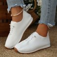 thumbnail image 2 of Willtoo Women’s Orthopedic Dress Shoes Knit Mesh Lace Up Walking Sneakers with Arch Support, Lightweight Breathable Low Top Casual Shoes, Fashion Comfort Daily Footwear, 2 of 6