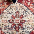 thumbnail image 6 of SAFAVIEH Luna Gisselle Medallion Runner Rug, Beige/Rust Blue, 2'2" x 9', 6 of 7
