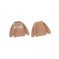 thumbnail image 2 of Nituyy Baby Knit Sweaters Long Sleeve Round Neck Letter Embroidery Pullover Infant Fall Tops, 2 of 9