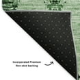 thumbnail image 3 of Addison Rugs Mayfield Washable Transitional Moroccan Emerald Rectangle Rug, 9' x 12', 3 of 6