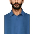 thumbnail image 4 of Cafe Luna Men's and Big Men's Panel Print Short Sleeve Woven Shirt, Size S-4XL, 4 of 7