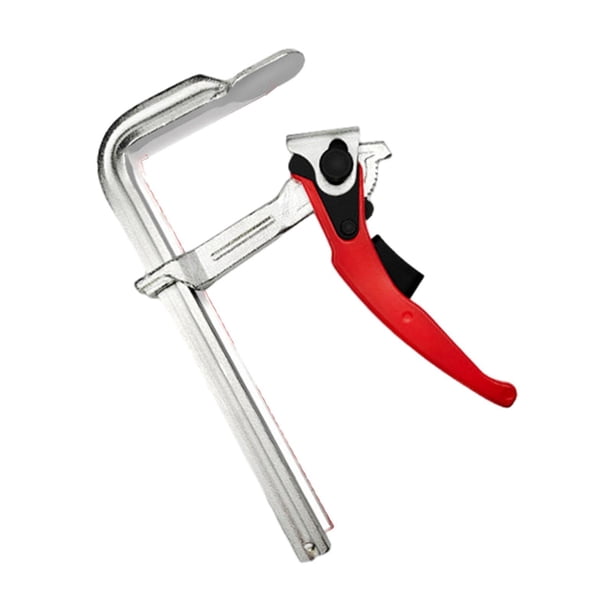 Herramienta de carpintería de pinza de mesa de mesa, fácil de usar, alto rendimiento y fuerte fuerza de sujeción Guía de trinquete Cinco de riel 30cmx6cm