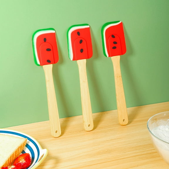 Worgeous Watermelon Design Silicone Spatula for Baking Lightweight with Ergonomic Handle 12.5 inches