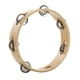 thumbnail image 1 of Percussion Instrument Wooden Metal Children Tambourine for Playing, 1 of 6