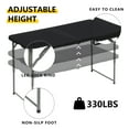 thumbnail image 5 of SUGIFT 4ft Folding Table, Adjustable Height Camping Table Office Table for Indoor/Outdoor Picnic Camping Bench, Black, 5 of 7