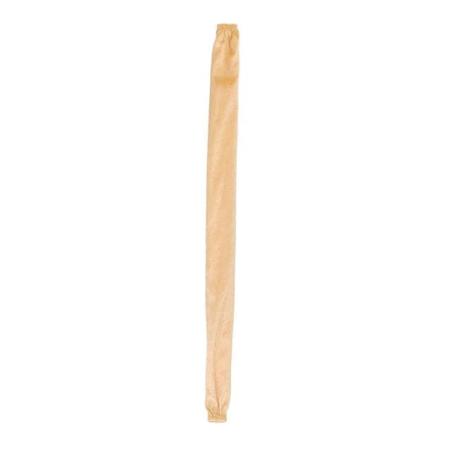 Funda de cadena de franela de alambre a prueba de polvo de 60 cm de largo y 5 cm de ancho con cremallera para protección beige