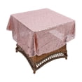 thumbnail image 1 of Mantel de lentejuelas de 47'' en oro rosa brillante para bodas y banquetes, redondo y radiante, 1 of 4