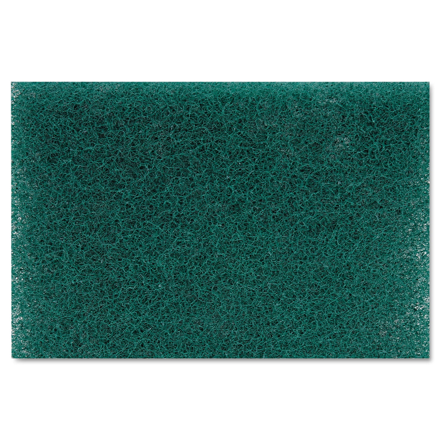 Boardwalk® Heavy-duty Scour Pad, Green, 6 X 9, 15/carton