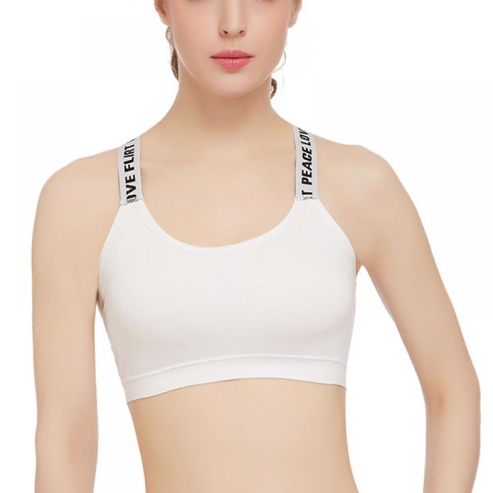 Women Racerback Sports Bras - Padded Seamless Activewear Bra for Yoga Gym  Workout Fitness - Walmart.com