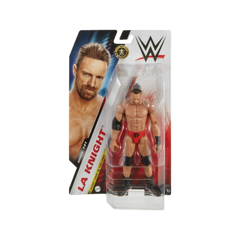 WWE LA Knight Action Figure, 6-inch Collectible Superstar with