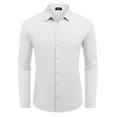 thumbnail image 7 of Coshow Mens Button Down Dress Shirts Business Casual Long Sleeve Wrinkle Free Blouses, 7 of 7