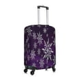 thumbnail image 3 of Balery Luggage Cover Snowflake Gradient Purple Print Suitcase Covers for Luggage Elastic Washable Suitcase Protector Fits 18-32 Inch Luggage-Small, 3 of 9