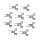 thumbnail image 4 of 10 piezas Palabras de palos Partes de garaje Garaje Apreta de almacenamiento Terretos Gripes de almacenamiento de montaje de pared Clips de agarre, 4 of 9